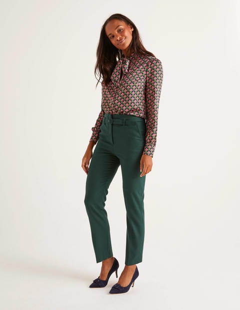 Pantalon Malden en tweed - Jardin à minuit Pantalon Malden en tweed - Jardin à minuit