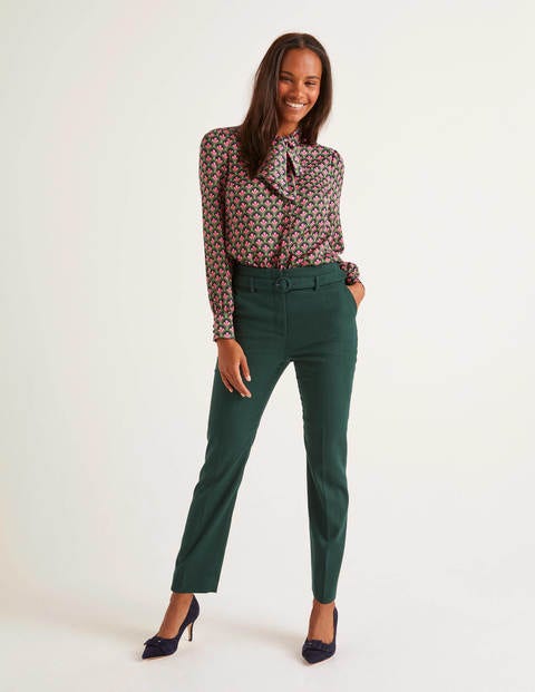 Pantalon Malden en tweed - Jardin à minuit Pantalon Malden en tweed - Jardin à minuit