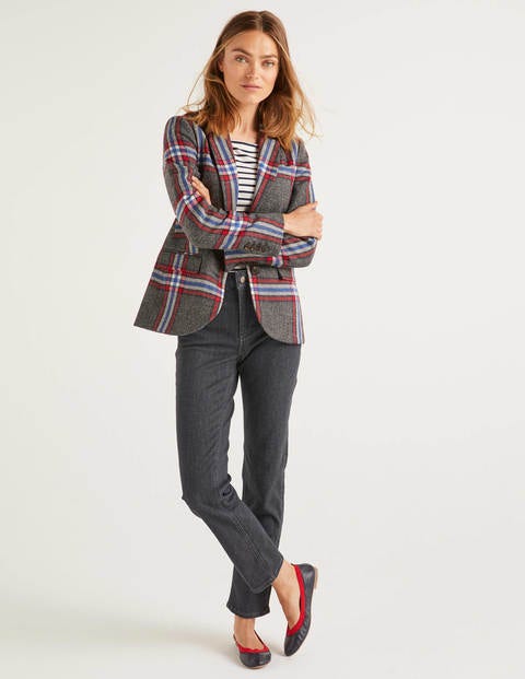 Smyth British Tweed Blazer - Red and Blue Check Smyth British Tweed Blazer - Red and Blue Check