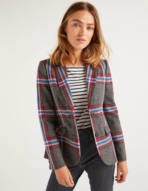 Smyth British Tweed Blazer - Red and Blue Check Smyth British Tweed Blazer - Red and Blue Check