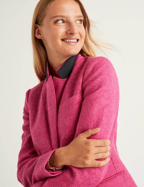 Smyth British Tweed Blazer - Pink Smyth British Tweed Blazer - Pink