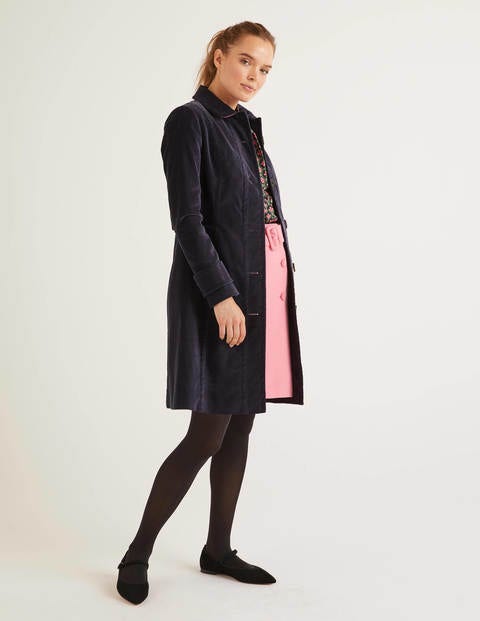 Gwyn Velvet Coat - Whale Grey Gwyn Velvet Coat - Whale Grey