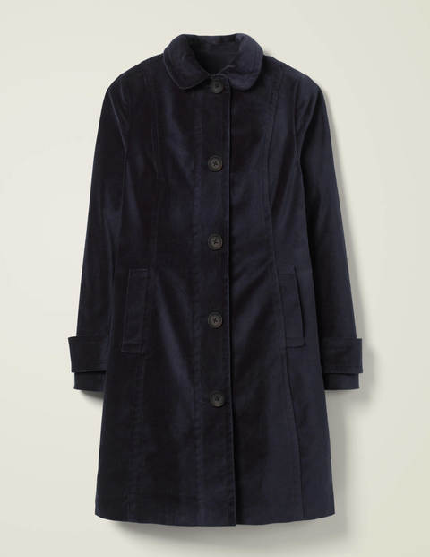 Gwyn Velvet Coat - Whale Grey Gwyn Velvet Coat - Whale Grey