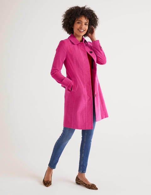 Manteau En Velours Gwyn - Rose festif Manteau En Velours Gwyn - Rose festif
