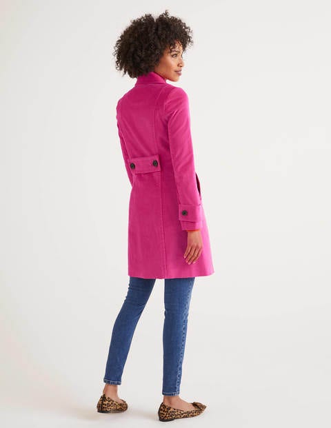 Manteau En Velours Gwyn - Rose festif Manteau En Velours Gwyn - Rose festif