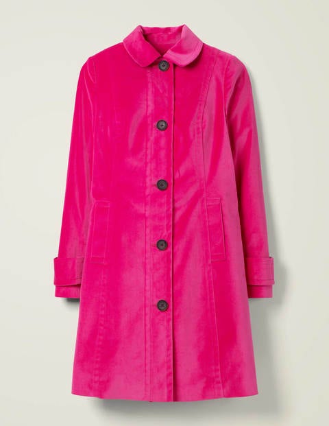 Manteau En Velours Gwyn - Rose festif Manteau En Velours Gwyn - Rose festif