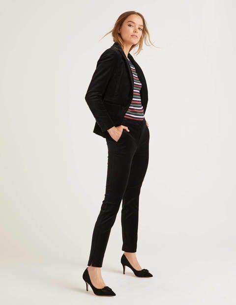 black velvet pants