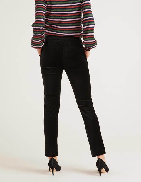 Pantalon 7/8 en velours - Noir Pantalon 7/8 en velours - Noir