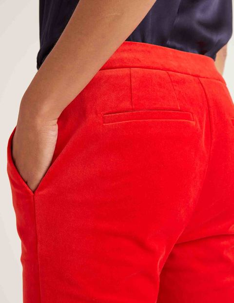 Velvet 7/8 Pants - Post Box Red Velvet 7/8 Pants - Post Box Red