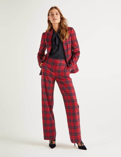 Inverness Blazer - Weihnachtsstern, River-Karos Inverness Blazer - Weihnachtsstern, River-Karos