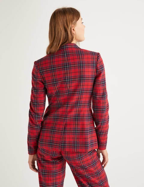 Inverness Blazer - Weihnachtsstern, River-Karos Inverness Blazer - Weihnachtsstern, River-Karos