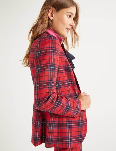 Inverness Blazer - Weihnachtsstern, River-Karos Inverness Blazer - Weihnachtsstern, River-Karos