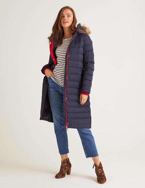 Cavell Puffer Coat - Navy Cavell Puffer Coat - Navy