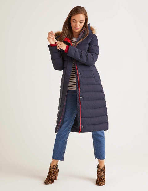 Cavell Puffer Coat - Navy Cavell Puffer Coat - Navy