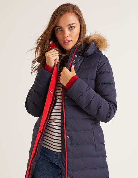 Cavell Puffer Coat - Navy Cavell Puffer Coat - Navy