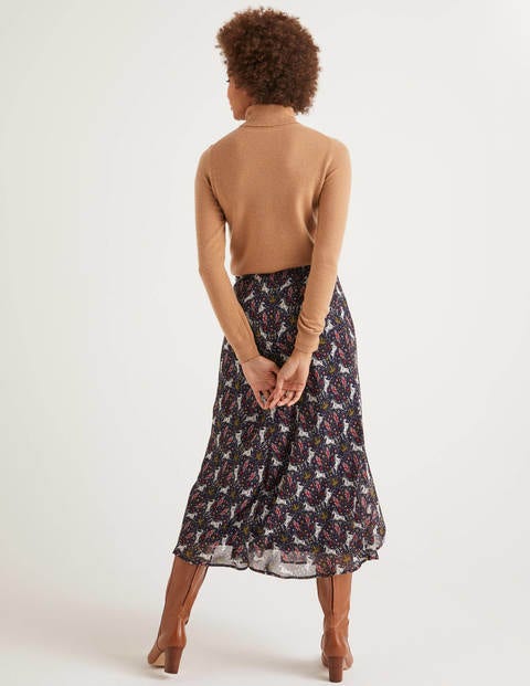 Tabitha Midi Skirt - French Navy, Crown and Country Tabitha Midi Skirt - French Navy, Crown and Country