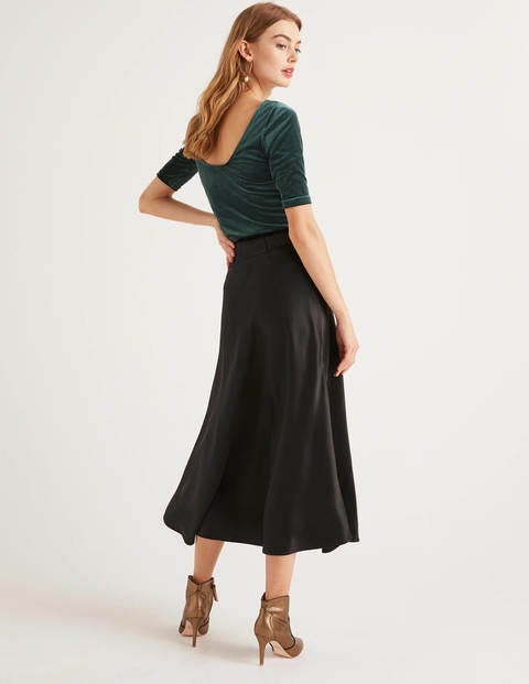 Stackpole Midi Skirt - Black Stackpole Midi Skirt - Black