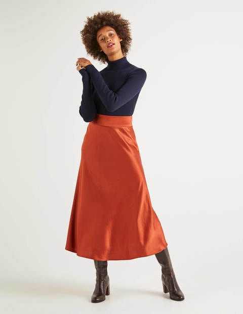 Stackpole Midi Skirt - Copper Red Stackpole Midi Skirt - Copper Red