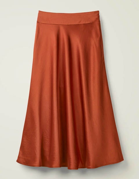 Stackpole Midi Skirt - Copper Red Stackpole Midi Skirt - Copper Red