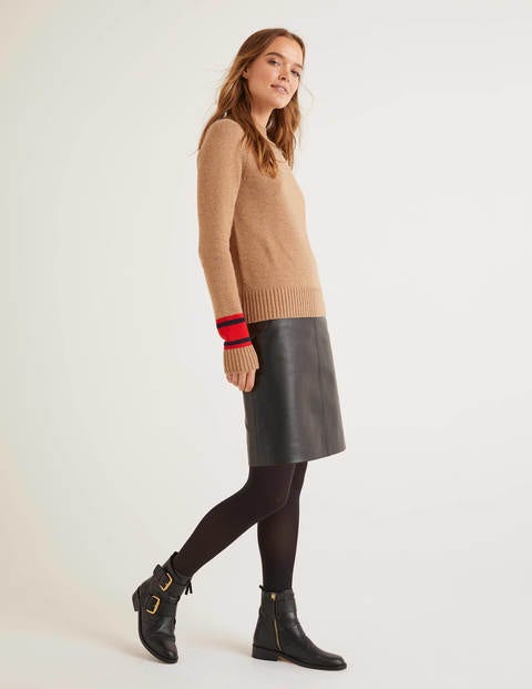 Morleigh Leather Mini Skirt - Black Morleigh Leather Mini Skirt - Black