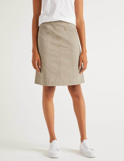 Daisy Chino Skirt - Soft Stone Daisy Chino Skirt - Soft Stone