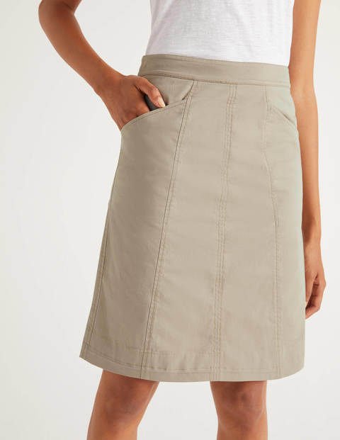 Daisy Chino Skirt - Soft Stone Daisy Chino Skirt - Soft Stone