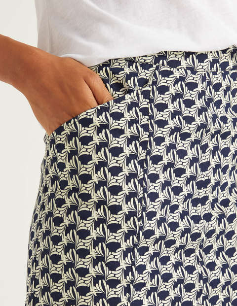 Daisy Chino Skirt - French Navy, Fan Mono Daisy Chino Skirt - French Navy, Fan Mono