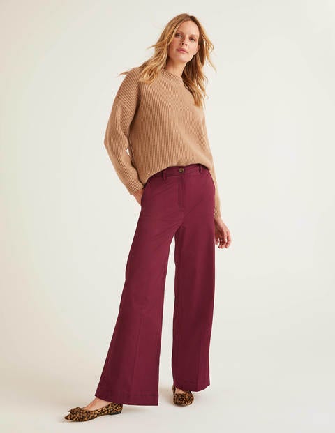 Attingham Wide Leg Pants - Ruby Ring Attingham Wide Leg Pants - Ruby Ring