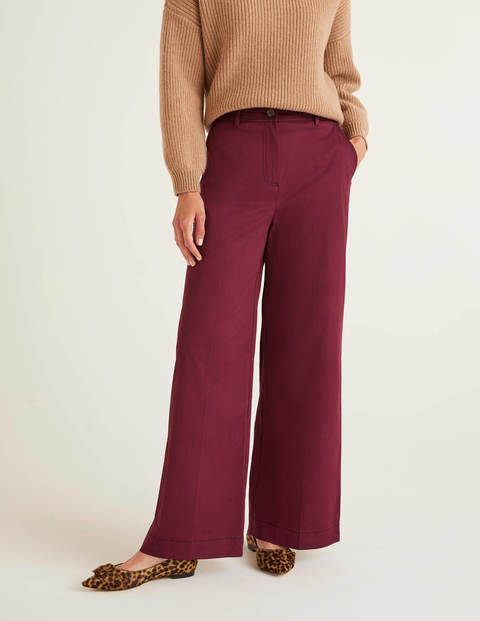 Attingham Wide Leg Pants - Ruby Ring Attingham Wide Leg Pants - Ruby Ring