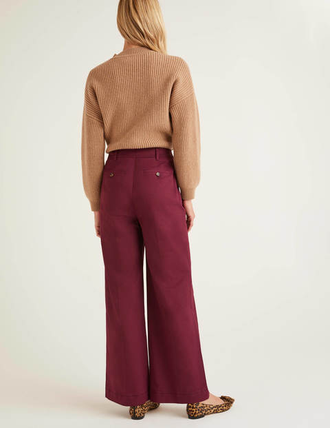 Attingham Wide Leg Pants - Ruby Ring Attingham Wide Leg Pants - Ruby Ring