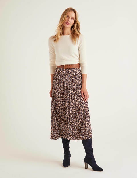 Camille Rock - Warmes Braun, Blumen, Leopardenmuster Camille Rock - Warmes Braun, Blumen, Leopardenmuster