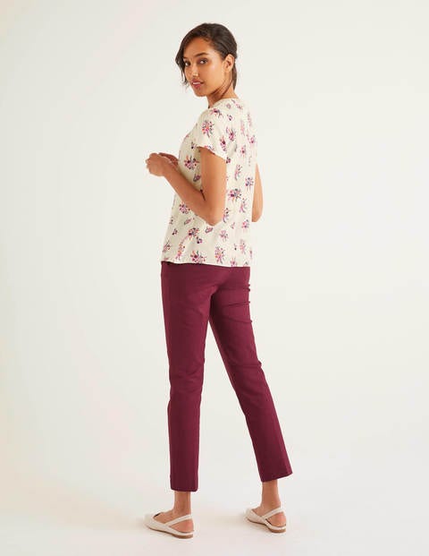 Carey Top - Ivory, Country Posy Carey Top - Ivory, Country Posy