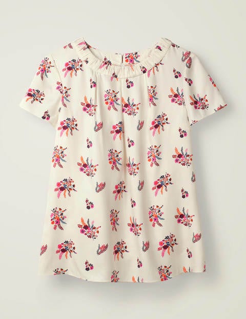 Carey Top - Ivory, Country Posy Carey Top - Ivory, Country Posy