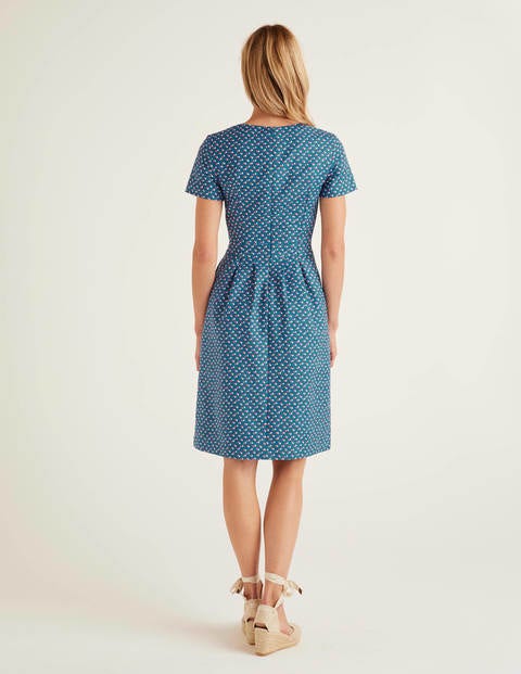 Sierra Textured Dress - Aegean Blue, Twin Spot Sierra Textured Dress - Aegean Blue, Twin Spot