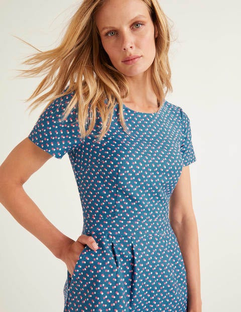 Sierra Textured Dress - Aegean Blue, Twin Spot Sierra Textured Dress - Aegean Blue, Twin Spot