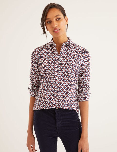 Modern Classic Shirt - Ivory Dove Geo Modern Classic Shirt - Ivory Dove Geo