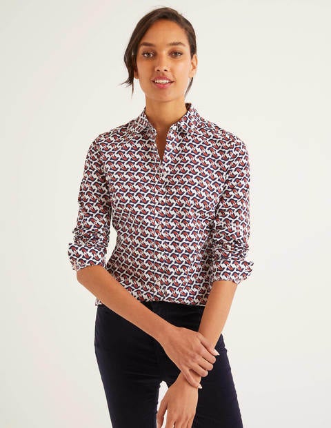 Modern Classic Shirt - Ivory Dove Geo Modern Classic Shirt - Ivory Dove Geo