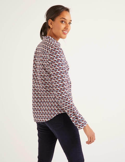 Modern Classic Shirt - Ivory Dove Geo Modern Classic Shirt - Ivory Dove Geo