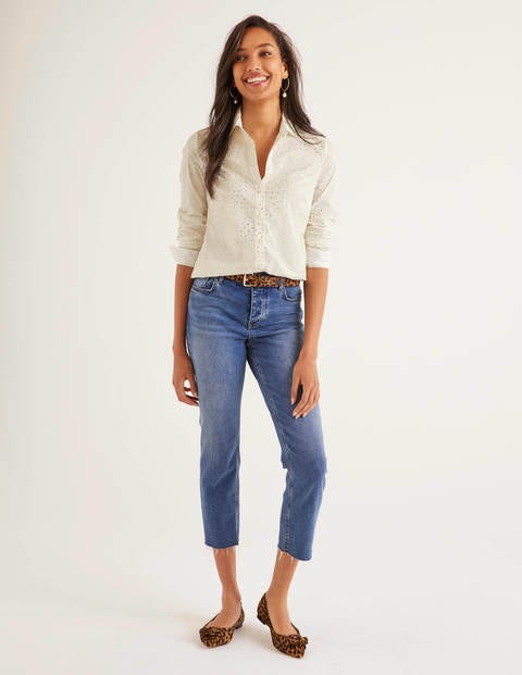 Modern Classic Shirt - Ivory and Gold, Polka Dot Modern Classic Shirt - Ivory and Gold, Polka Dot