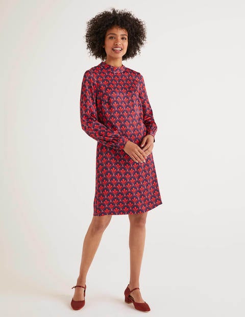 Christobel Dress - French Navy Retro Scallop Christobel Dress - French Navy Retro Scallop