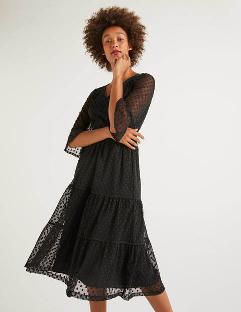 Rosanna Embroidered Dress - Black Rosanna Embroidered Dress - Black