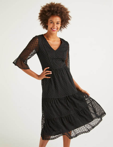 Rosanna Embroidered Dress - Black Rosanna Embroidered Dress - Black