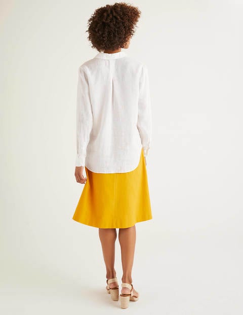 Linen Shirt - White Linen Shirt - White