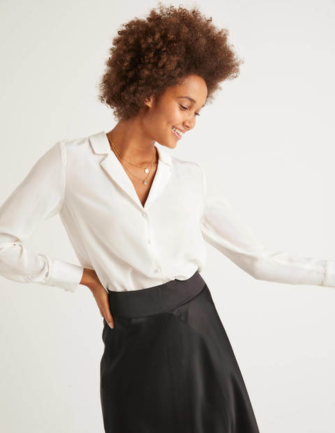 Tabitha Silk Shirt - Ivory Tabitha Silk Shirt - Ivory