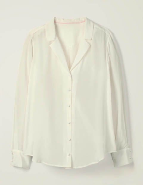 Tabitha Silk Shirt - Ivory Tabitha Silk Shirt - Ivory
