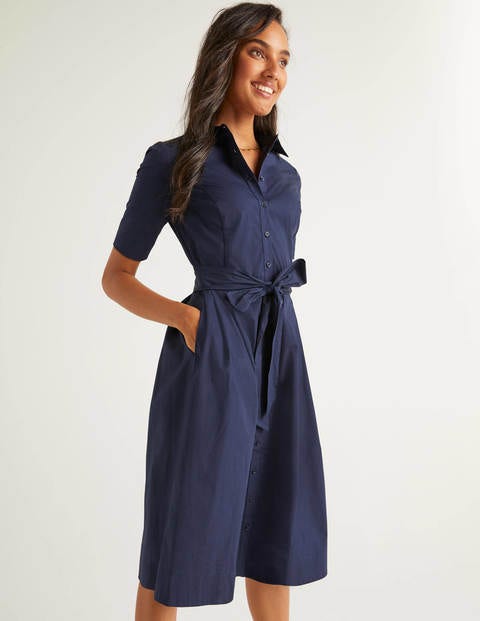 Anastasia Shirt Dress - Navy Anastasia Shirt Dress - Navy