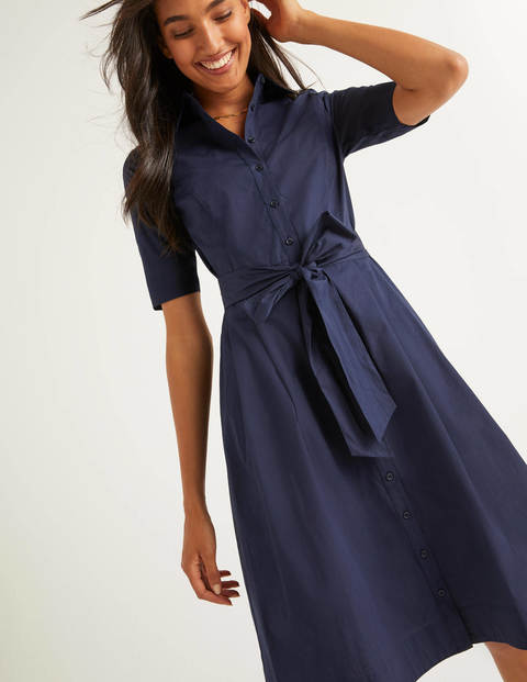 Anastasia Shirt Dress - Navy Anastasia Shirt Dress - Navy
