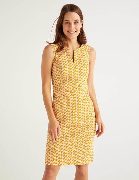 Helena Chino Dress - Dropped Pollen, Fan Helena Chino Dress - Dropped Pollen, Fan