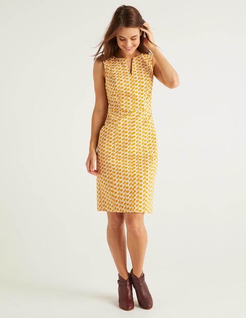 Helena Chino Dress - Dropped Pollen, Fan Helena Chino Dress - Dropped Pollen, Fan