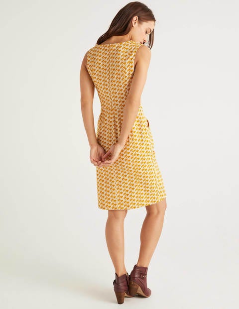 Helena Chino Dress - Dropped Pollen, Fan Helena Chino Dress - Dropped Pollen, Fan